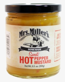 Hot Pepper Mustard - Mrs Miller's Hot Pepper Mustard, HD Png Download, Transparent PNG