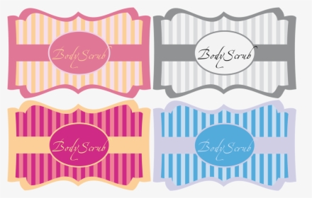Free Printable Labels For Body Scrub « Midsommarflicka - Cute Sugar Scrub Label, HD Png Download, Transparent PNG
