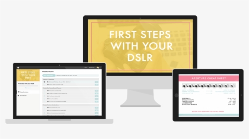 First Steps Dslr Mock Up - Computer Icon, HD Png Download, Transparent PNG