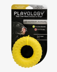 Dual Layer Ring Yellow W - Material Is Playology Dog Toys, HD Png Download, Transparent PNG