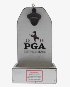 2019 Pga Bethpage Course Wooden Mounted Bottle Opener- - Pga Championship Logo Png, Transparent Png, Transparent PNG
