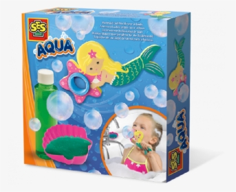 Mermaid Bubble Blower In Bath - Zeemeermin Voor In Bad, HD Png Download, Transparent PNG