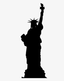 Statue Of Liberty National Monument Silhouette Photography - Transparent Statue Of Liberty Silhouette, HD Png Download, Transparent PNG