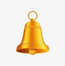 Christmas Bell Png File - Golden Bell Png, Transparent Png, Transparent PNG