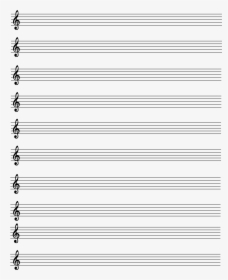 Blank Musical Notes Paper Main Image - Paper Product, HD Png Download, Transparent PNG