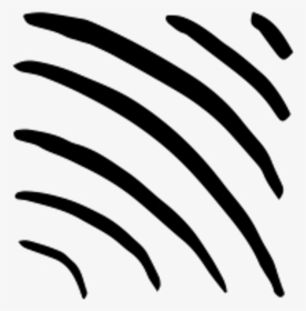 Black Ink Brush Stroke Mark Line Diagonal Ⓒ - Transparent Doodle Burst, HD Png Download, Transparent PNG