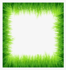 #mq #green #grass #frame #frames #border #borders - Grass, HD Png Download, Transparent PNG