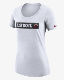 Nike Miami Heat Ladies Just Do It Tee - Just Do, HD Png Download, Transparent PNG