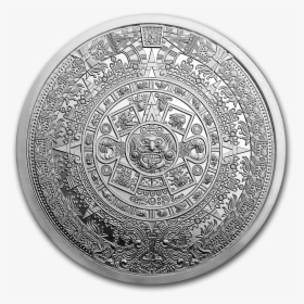 Buy 5 Oz Silver Round - Aztec Calendar 5 Oz Silver Round, HD Png Download, Transparent PNG