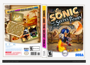 Sonic And The Secret Rings Box Art Cover - Sonic And The Secret Rings, HD Png Download, Transparent PNG
