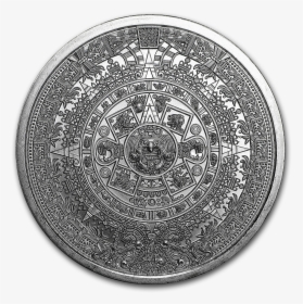 Buy 1 Oz Silver Round - 1 Oz Aztec Calendar Silver Round, HD Png Download, Transparent PNG