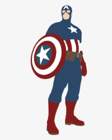 Captain America Iron Man Spider-man Superhero Silhouette - Iron Man Colored Silhouette, HD Png Download, Transparent PNG