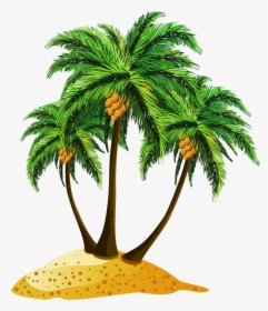 Date Palm Tree Cartoon, HD Png Download, Transparent PNG