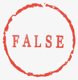 False Png - Transparent True Or False, Png Download, Transparent PNG