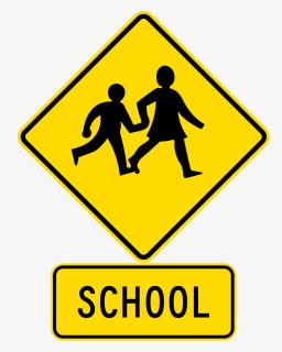 Share The Road Sign - Slow Children Crossing, HD Png Download, Transparent PNG