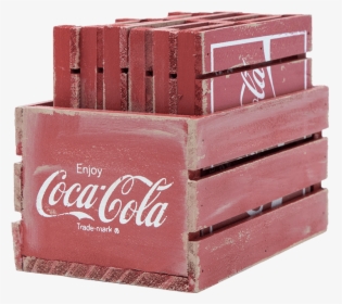 Coca Cola Crate Mini Pallet Wood Coasters   Title Coca - Coca Cola Nome Png, Transparent Png, Transparent PNG