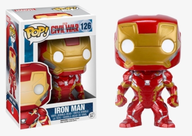 Iron Man Funko Pop Civil War, HD Png Download, Transparent PNG