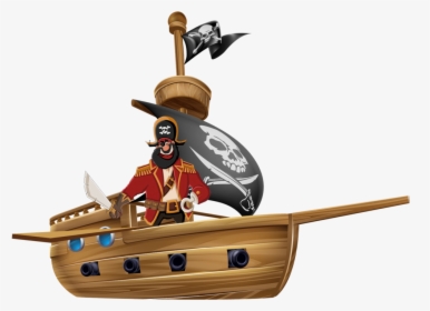Cartoon Pirate Ship, HD Png Download, Transparent PNG