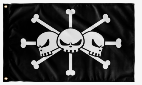 Flags Wall Flag - Blackbeard One Piece Jolly Roger, HD Png Download, Transparent PNG