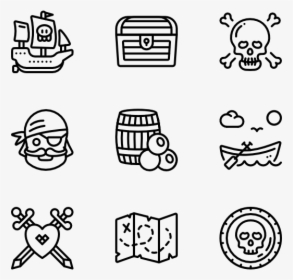 Pirate Life - Food Icons Png, Transparent Png, Transparent PNG