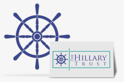 Hillary Trust Logo Design - Boat Steering Wheel Icon, HD Png Download, Transparent PNG