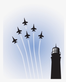 Blue Angels Over Lighthouse - Royal Australian Air Force, HD Png Download, Transparent PNG