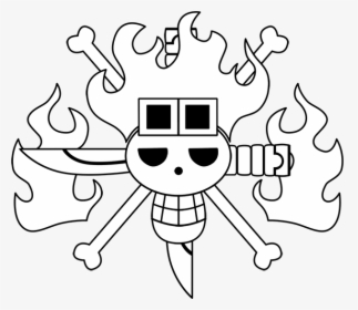 Drawing Pirates Kid - One Piece Jolly Roger Kid, HD Png Download, Transparent PNG