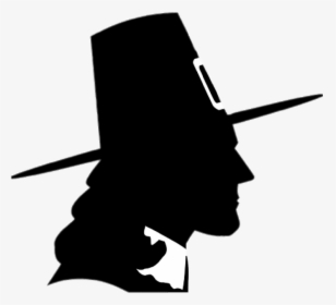 Download Pilgrim Bust Silhouette Transparent Png - Pilgrim Silhouette, Png Download, Transparent PNG
