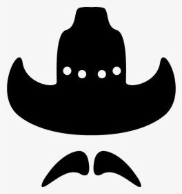 Png File Svg - Cowboy Hat And Mustache Png, Transparent Png, Transparent PNG