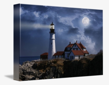 Clip Art Stormy Portland Head In - Lighthouse, HD Png Download, Transparent PNG