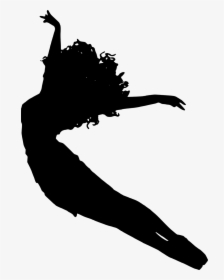 Silhouette, Ballet, Dancing, Jumping, Fitness, Sports - Dancer Jumping Silhouette, HD Png Download, Transparent PNG