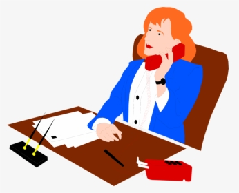 Free Stock Photo Illustration - Telephone Interview Png, Transparent Png, Transparent PNG