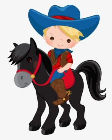Cowboy Drawing Clip Art - Cowboy And Cowgirl Clipart, HD Png Download, Transparent PNG