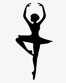 Clip Royalty Free Download Ballet Clipart Ballet Studio - Ballerina Clipart Black And White, HD Png Download, Transparent PNG