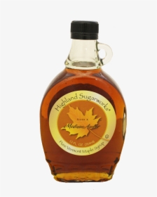 Highland Sugarworks Maple Glass Bottle Medium With - Maple Syrup Transparent Background, HD Png Download, Transparent PNG