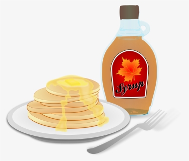 Pancake And Syrup Clipart, HD Png Download, Transparent PNG