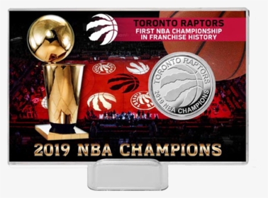 Toronto Raptors 2019 Championship Coin & Plaque - Raptors 2019 Championship Coin, HD Png Download, Transparent PNG
