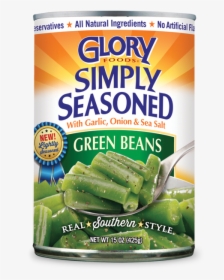 Simply Seasoned Green Beans - Glory Foods, HD Png Download, Transparent PNG