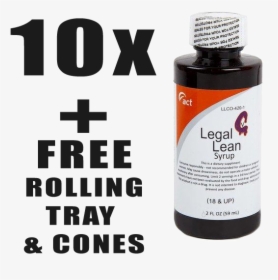 10x Legal Lean Grape Syrup Tray Cones   Data Large - Mane, HD Png Download, Transparent PNG