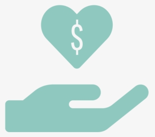 Transparent Donate Icon Png - Heart, Png Download, Transparent PNG
