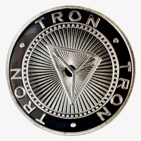 Tron Collector Coin Silver - Tron Coin Png, Transparent Png, Transparent PNG