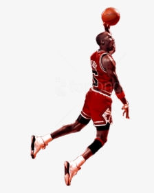 Basketball Player Dunking Png - Michael Jordan Png, Transparent Png, Transparent PNG
