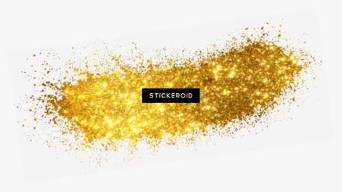 Gold Pollen Overlay - Glitter, HD Png Download, Transparent PNG