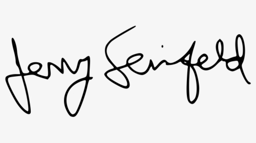 Jerry Seinfeld Signature, HD Png Download, Transparent PNG