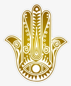 Gold Hamsa Hand - Hands Of Fatima, HD Png Download, Transparent PNG