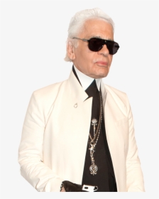 Transparent Jerry Seinfeld Png - Karl Lagerfeld White Background, Png Download, Transparent PNG