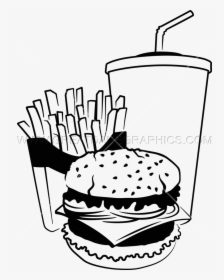Collection Of Free Marshmallow Drawing Junk Food Download - Junk Food Clipart Black And White, HD Png Download, Transparent PNG