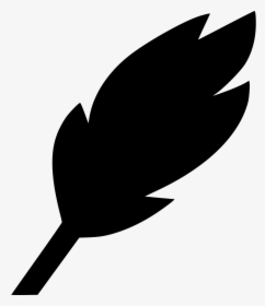 Feather Write Edit Draw Instrument - Drawing, HD Png Download, Transparent PNG