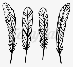 By Didi Fox - Tattoo Feathers Easy, HD Png Download, Transparent PNG