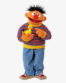 Sesame Street Ernie With Duck - Bert Ernie, HD Png Download, Transparent PNG